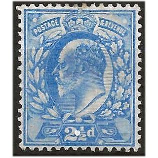 1902 SG230 2 1/2d Ultramarine Unmounted Mint . ..