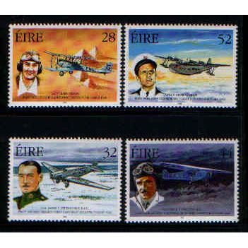 IRELAND 1998 AVIATION PIONEERS SET 4 VALS U/M MINT #3