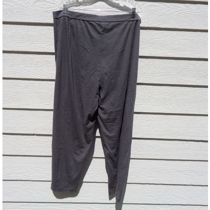 Eileen Fisher Womans Gray Cotton Pants 1X 42 Waist 032