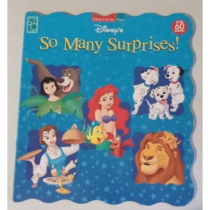 Disney's So Many Surprises HB Over 60 flaps FREE Shipping