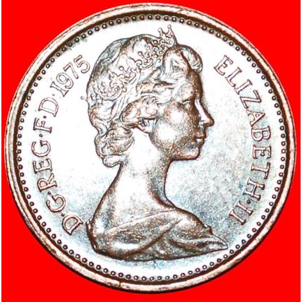 CROWN (1971-1984): GREAT BRITAIN ★ HALF NEW PENNY 1975★LOW START★NO RESERVE