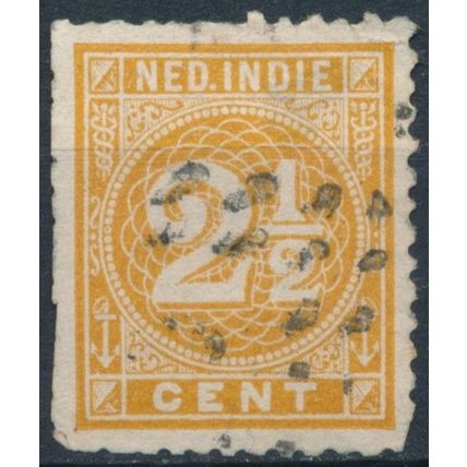 Definitive: 2½c P12½x12 - Netherlands Indies 1883 - FH - MiNr 19