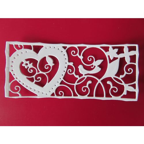 6 x Tonic Die Cuts Lovebird & Heart