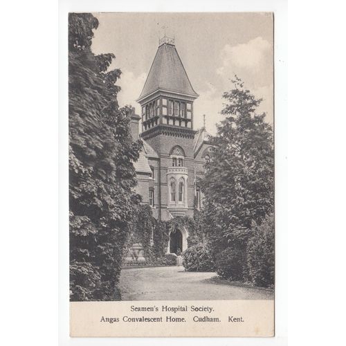 Seamen's Hospital Society Angas Covalescent Home Cudham Postcard Kent 51873