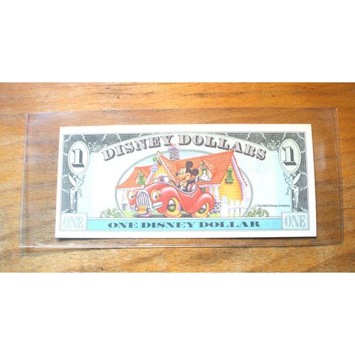 1993 Disney Dollar - Mint Condition - "A" Series - IN HOLDER