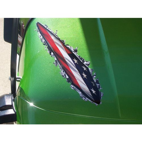 Golf Cart Rip Metal FULL COLOR Graphics Set fit EZGO club Car Yamaha decals