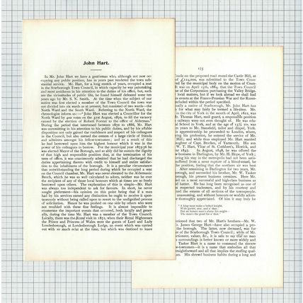 (6385) John Hart Scarborough Town Council - 1901 Article