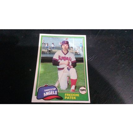 1981 Topps Card # 311 Freddie Patek Excellent (5) California Angels