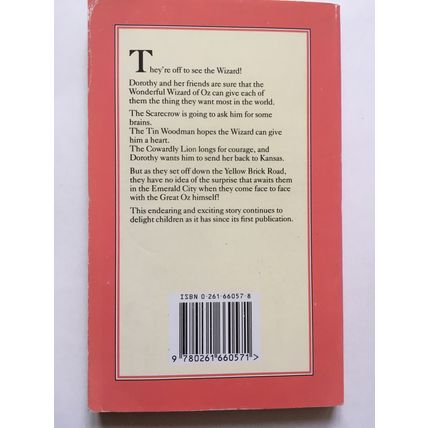 THE WIZARD OF OZ (PARRAGON PAPERBACK, 1993)