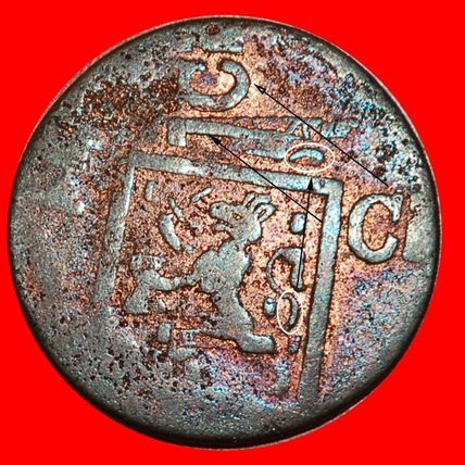 LION (1833-1840): NETHERLANDS EAST INDIES★ERROR 1 CENT 1838★LOW START★NO RESERVE