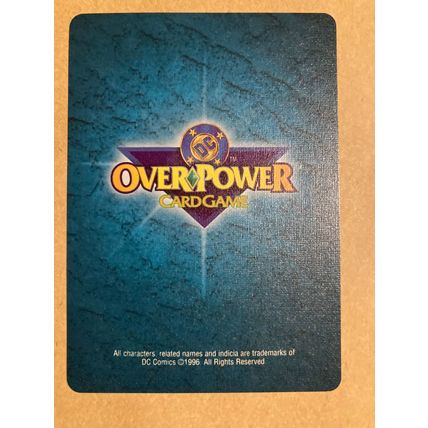 DC OverPower CCG: Universe Training Fighting or Energy 5 Steel (A) 1996 Fleer