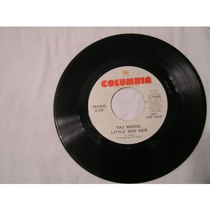 Taj Mahal Promo 45-LITTLE HEN STERE/MONO