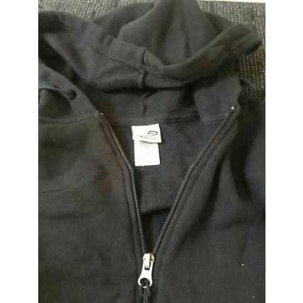 Champion Kids Full Zip Hoodie Jacket Size M Black