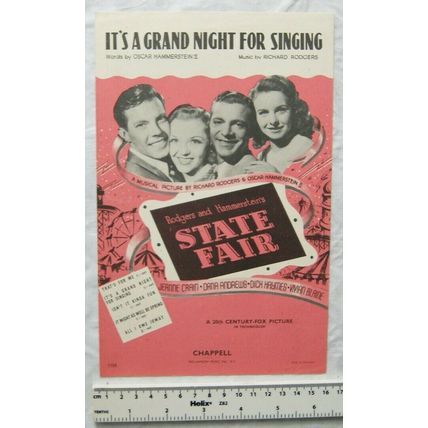 1945 It's a Grand Night for Singing from State Affair