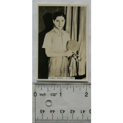 1935 Senior Service Sporting Events & Stars No. 91 H. Lurie, Table tennis