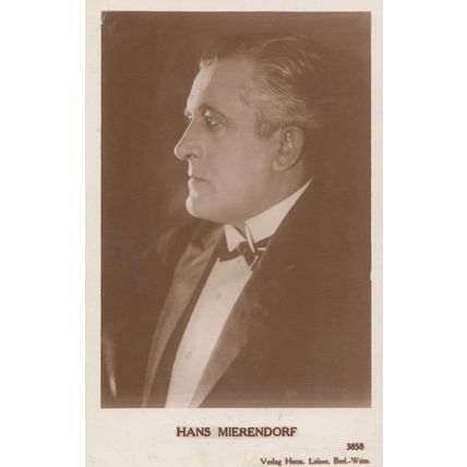 Hans Mierendorf Antique Real Photo Postcard