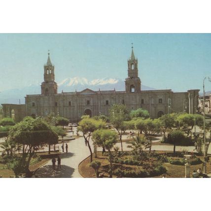 Arequipa Peru Plaza Square Postcard