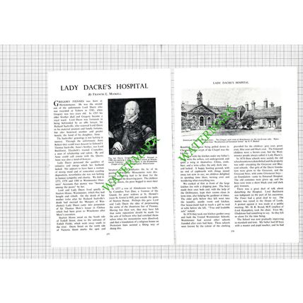 Lord and Lady Dacre Westminster Sturton Stourton House Maskell - 1954 Article