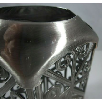 Bath & Body Works Gentle Foaming Hand Soap Sleeve Holder Gunmetal Swirls