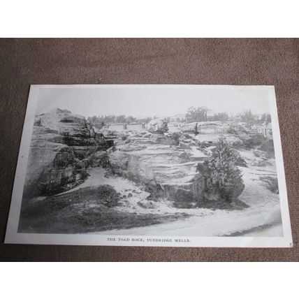 Early Postcard - Toad Rock, Tunbridge Wells - Kent