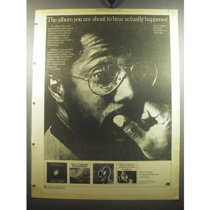 1975 Billy Cobham Shabazz Album Ad - The album you are about to hear