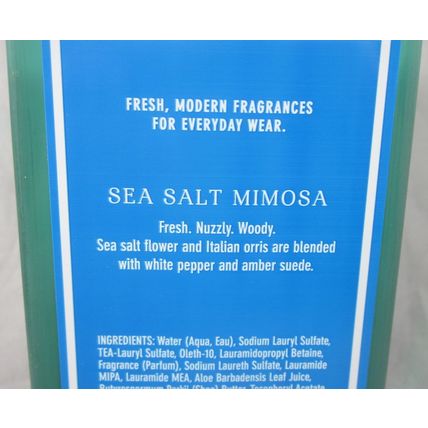 Bath & Body Works C.O. Bigelow Body Wash 11.6 oz Sea Salt Mimosa