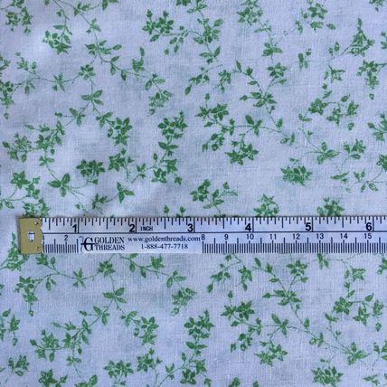 Cotton Quilting Fabric Green Half Yard Bundle 4 Pieces #29