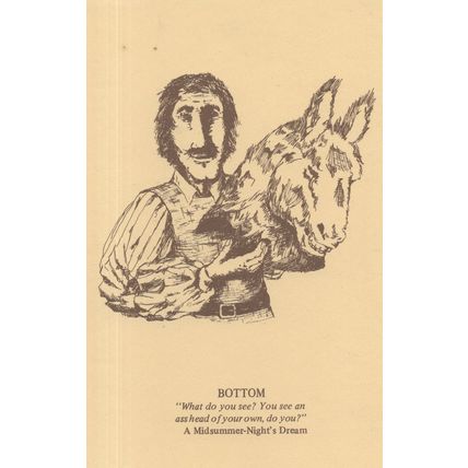 Bottom Shakespeare Play A Midsummers Nights Dream Limited Postcard