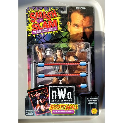 wcw wwf ljn wrestling superstars smash 'n slam nwo scott hall wrestling figure
