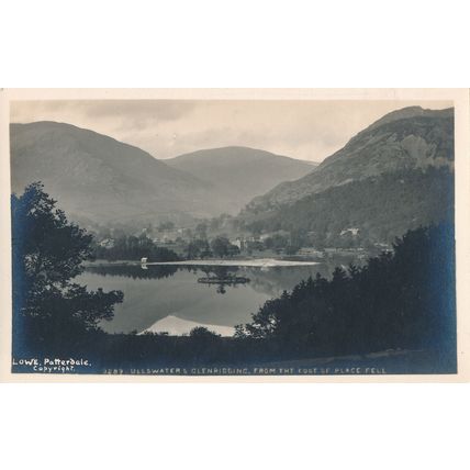 PC16865 Ullswater Glenridding from the Foot Place Fell. Lowe. Patterdale