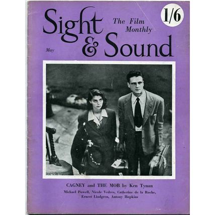 SS51-20-1 SIGHT AND SOUND 1951 James Cagney MICHAEL POWELL UK MAGAZINE