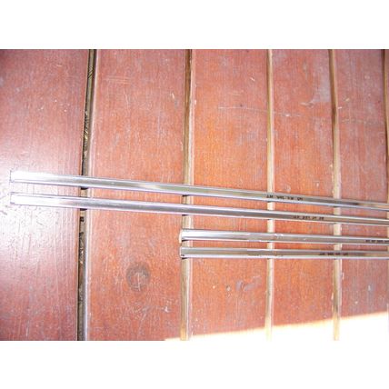 1965 CHRYSLER NEW YORKER 2D HT BELT LINE TRIM OEM 4 PCS TWO DOOR HARD TOP