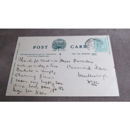 1905 fr Peacock Postcard - Egerton Park, Bexhill on Sea Sussex