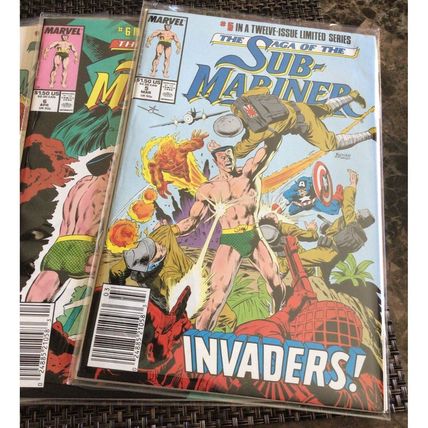 Sub-Mariner LOT of 6 Comics #5-10 from 1988-89 Good Condition Great Collectible