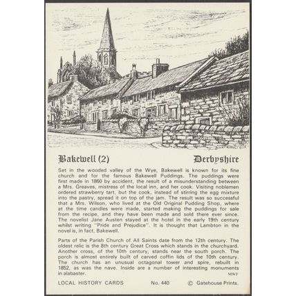 Bakewell, Derbyshire, c.1980s - Gatehouse Postcard