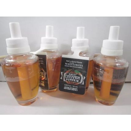 4 Bath & Body Works Wallflower Refill Bulb Sweet Cinnamon Pumpkin