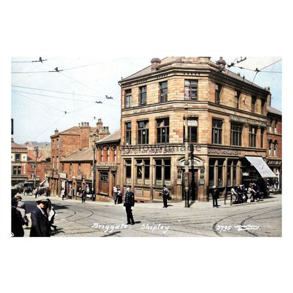 ptc3822 - Yorks - London City & Midland Bank at Briggate, in Shipley - print 6x4