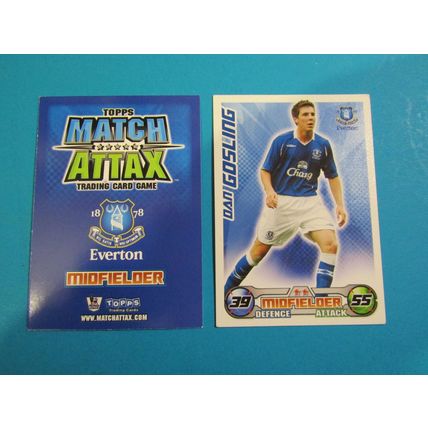 Dan Gosling - Everton - Match Attax 2008/09 Football Card