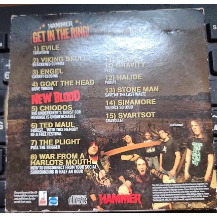 Incoming 2008 CD Promo Hammer Magazine A 15 Track Album New Blood