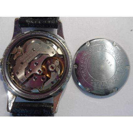 1955 Helvetia 3126 17 Jewels Fully Working Mechanical Watch