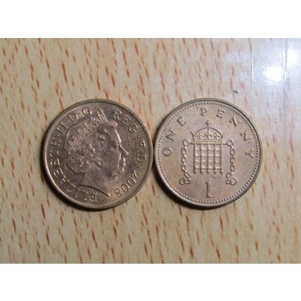 GB 2008 Elizebeth II Decimal 1p Coin