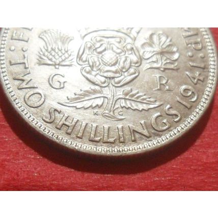 1941 George VI florin.