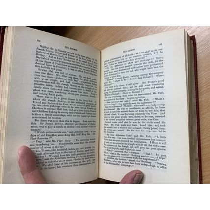 1912 CHARLES DICKENS "CHRISTMAS BOOKS PICTURES ITALY AMERICAN NOTES" BOOK (P6)