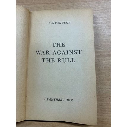 1962 A E VAN VOGT "THE WAR AGAINST THE RULL" SCIENCE FICTION PAPERBACK BOOK (P3)