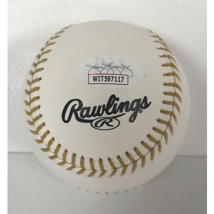 Andruw Jones Signed Autographed Gold Glove Major League (OML) Baseball : JSA COA