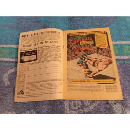 Silver Age DC Action Comics # 372 The Masked Superman 4.0 Very Good Shape 1969