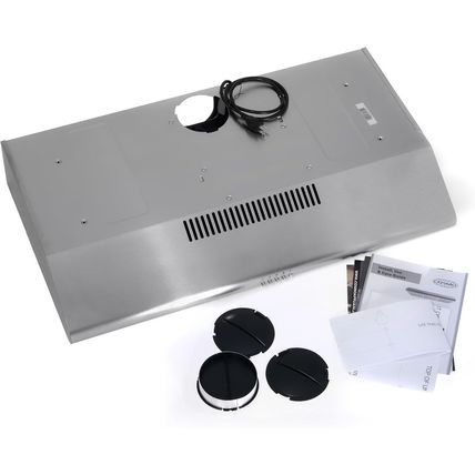 COSMO COS-5MU36 36 In. Delta Collection Ducted under Cabinet Range Hood, Button