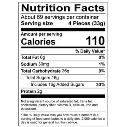 Trolli Peachie O'S Sour Gummy Rings Candy, 5 Pound Bulk Bag