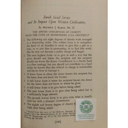 THE HEBREW IMPACT ON WESTERN CIVILIZATION 1951 HC Democracy Politics Science