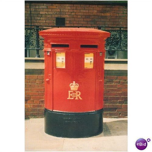 GB Postcard - Post Box - Double Aperture E11R PB, York